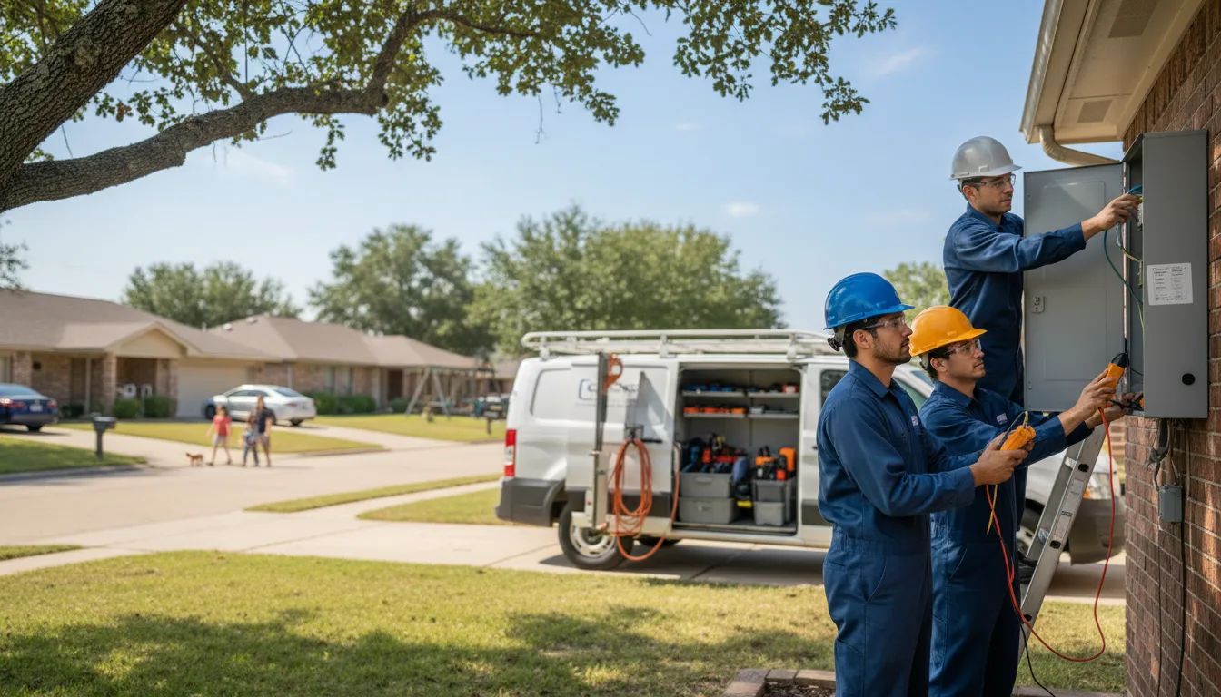 Certified electrician providing emergency electrical services in Casco, WI